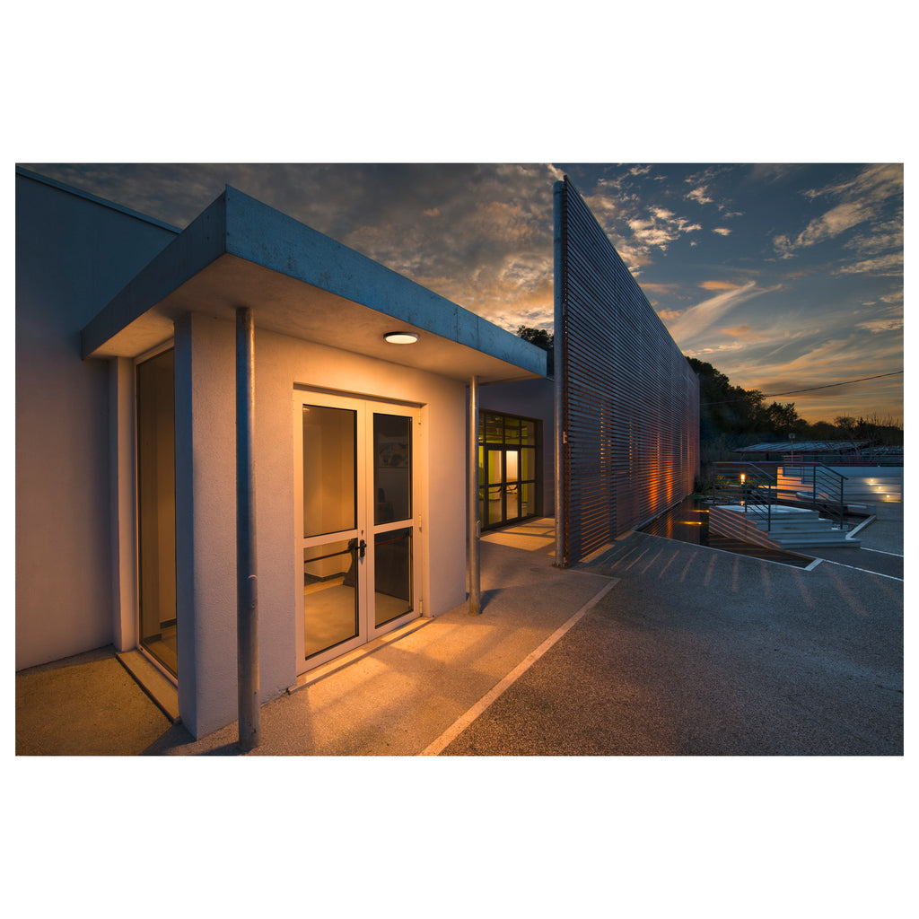 AINOS, luminária de teto, LED, 3000 K, redonda, antracite, com sensor