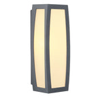 MERIDIAN BOX, luminária de parede para exteriores, TC-(D,H,T,Q)SE, IP54, antracite, máx. 20 W