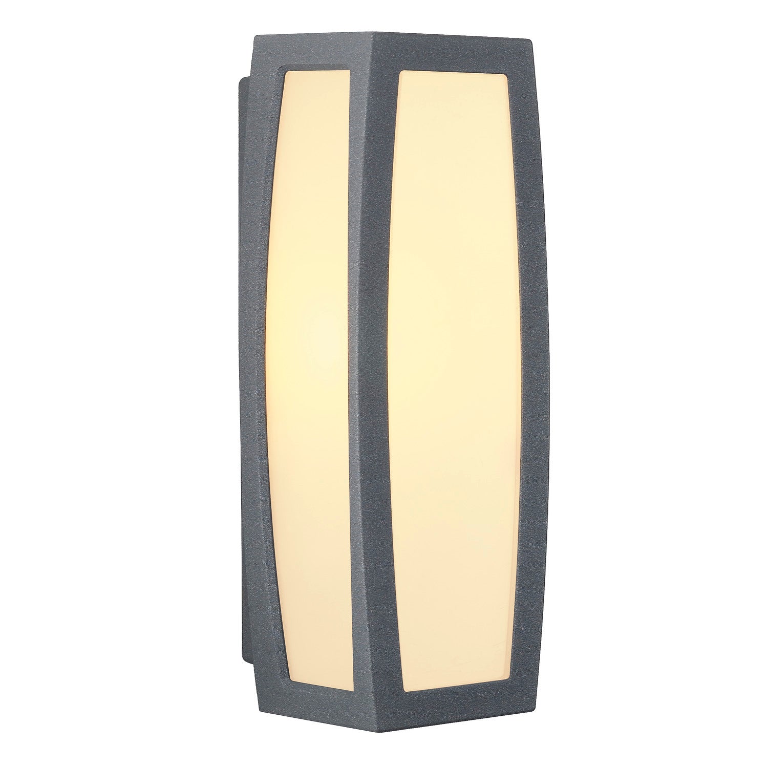 MERIDIAN BOX, luminária de parede para exteriores, TC-(D,H,T,Q)SE, IP54, antracite, máx. 20 W
