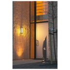 MERIDIAN BOX, luminária de parede para exteriores, TC-(D,H,T,Q)SE, IP54, antracite, máx. 20 W