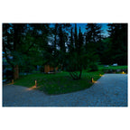 RUSTY PATHLIGHT, luminária de apoio para exteriores, lâmpada economizadora de energia GX53, IP44, aço enferrujado, máx. 9 W