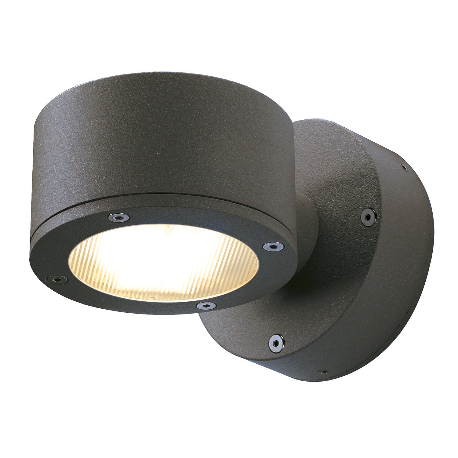 SITRA, luminária de parede para exteriores, uma lâmpada, TCR-TSE, IP44, antracite, máx. 9 W