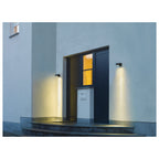 SITRA, luminária de parede para exteriores, uma lâmpada, TCR-TSE, IP44, antracite, máx. 9 W