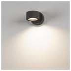 SITRA, luminária de parede para exteriores, uma lâmpada, TCR-TSE, IP44, antracite, máx. 9 W