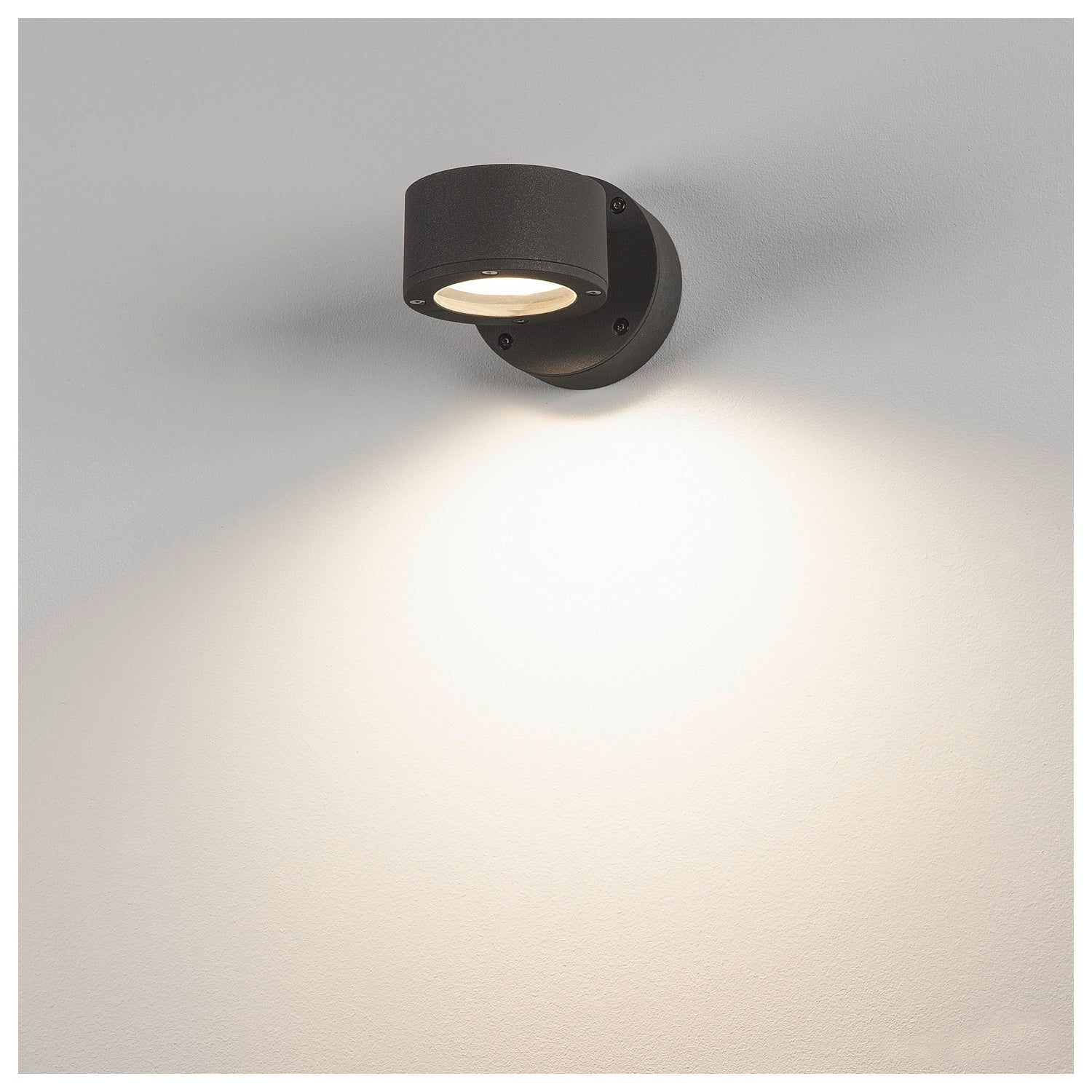 SITRA, luminária de parede para exteriores, uma lâmpada, TCR-TSE, IP44, antracite, máx. 9 W