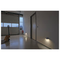 PEMA, luminária de parede, LED, 3000 K, IP55, cinzento prateado, 4 W
