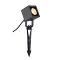 NAUTILUS, luminária de estaca para exteriores, LED, 3000 K, IP65, angular, antracite, 9 W