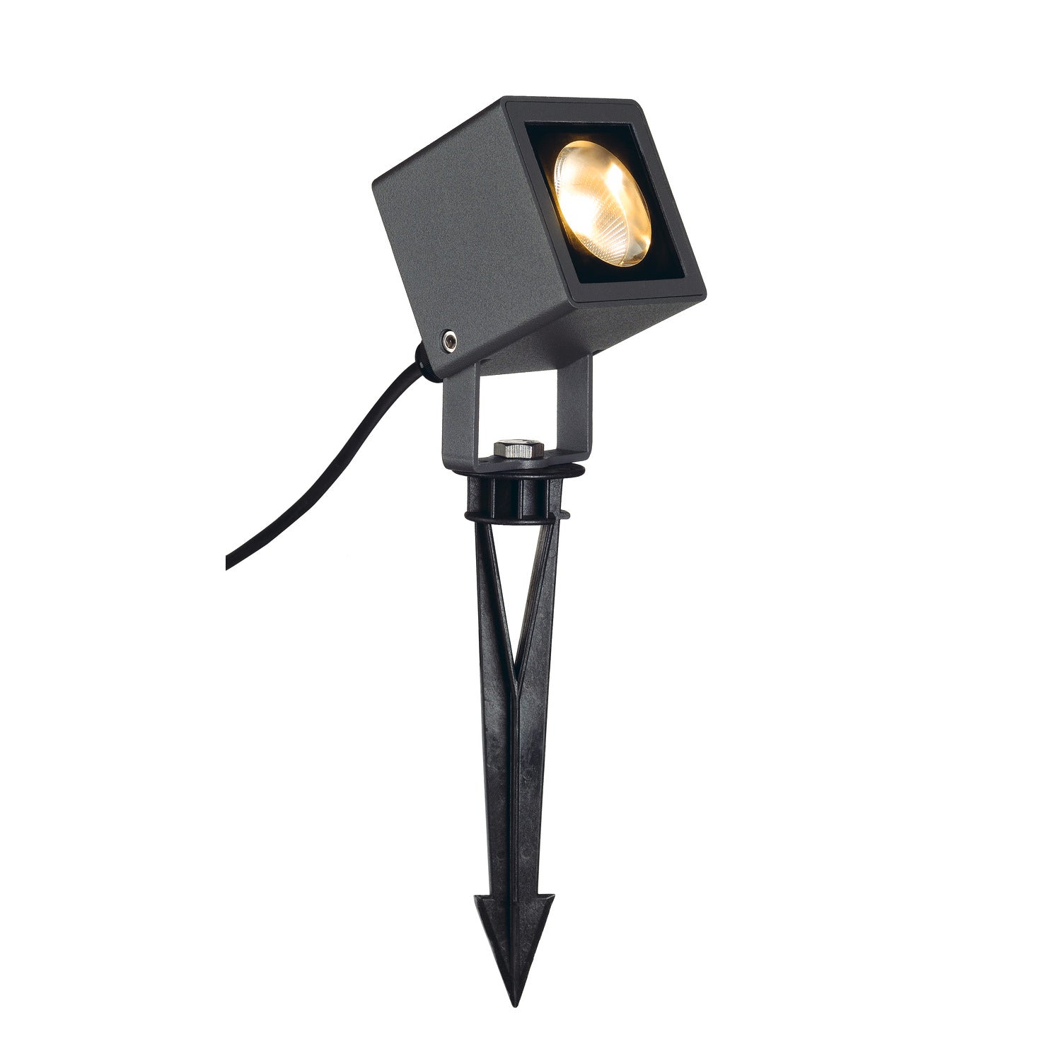 NAUTILUS, luminária de estaca para exteriores, LED, 3000 K, IP65, angular, antracite, 9 W