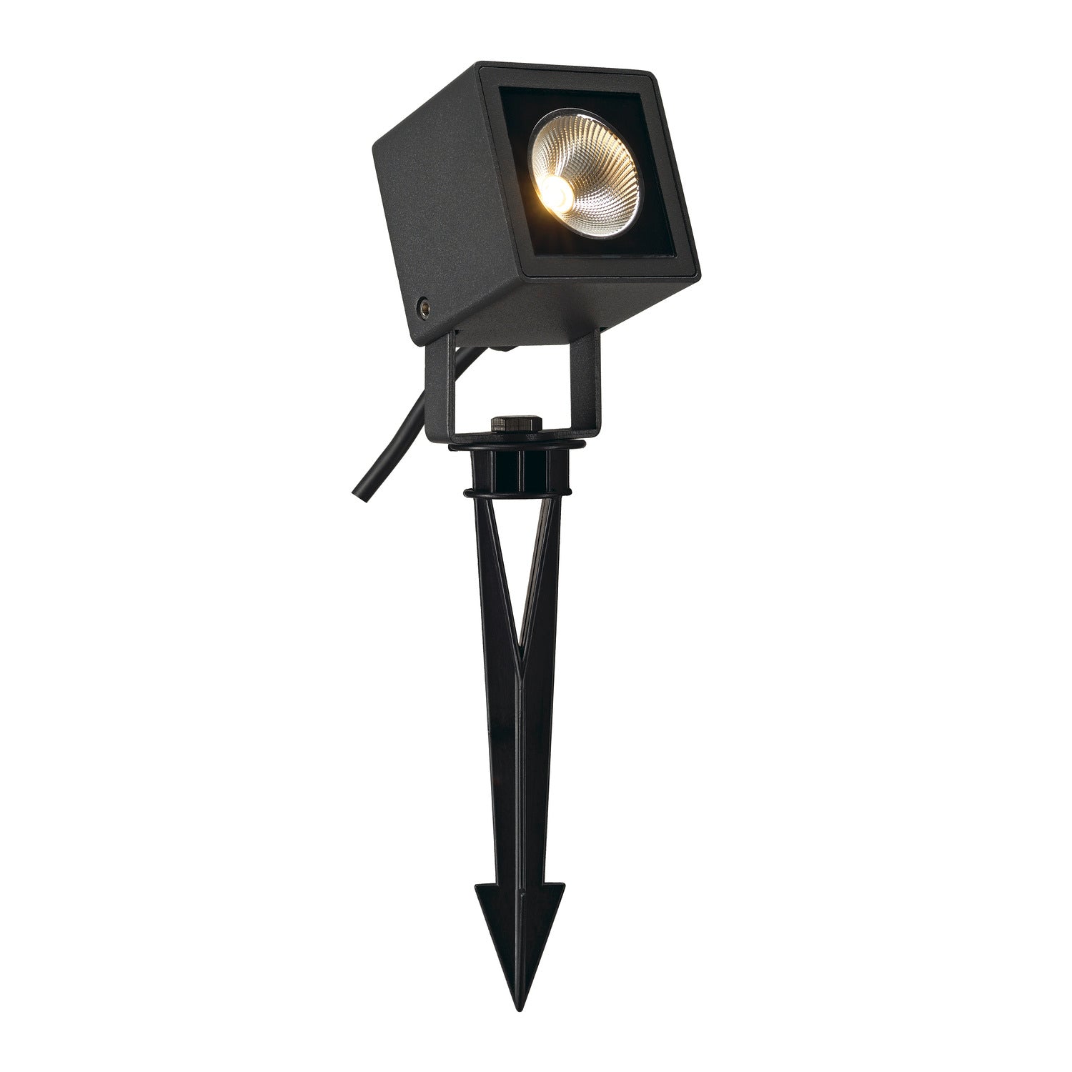 NAUTILUS, luminária de estaca para exteriores, LED, 3000 K, IP65, angular, antracite, 9 W