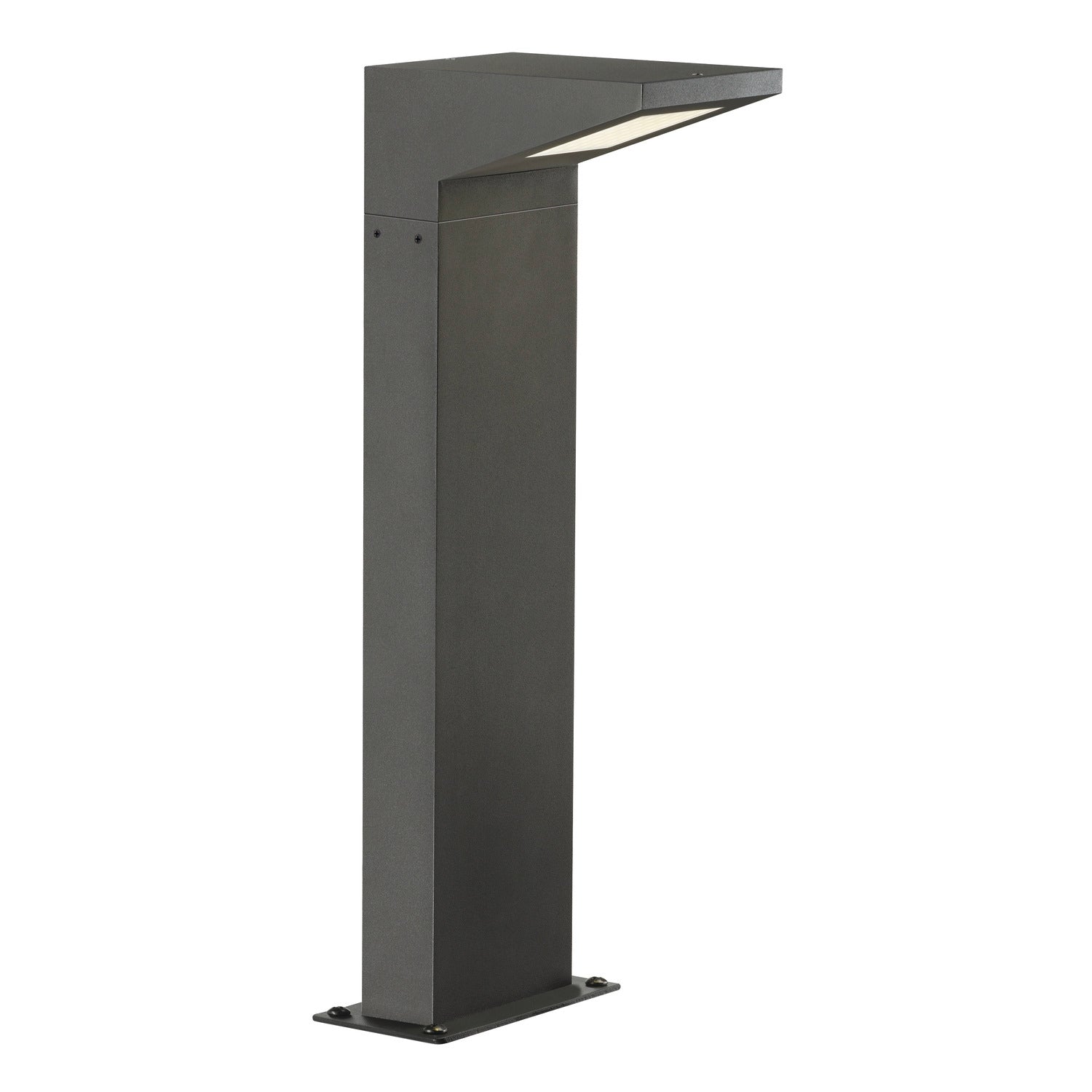 IPERI 50, luminária de apoio para exteriores, LED, 4000 K, IP44, antracite, 48 LED, C/L/A 17,4/12,7/50,2 cm
