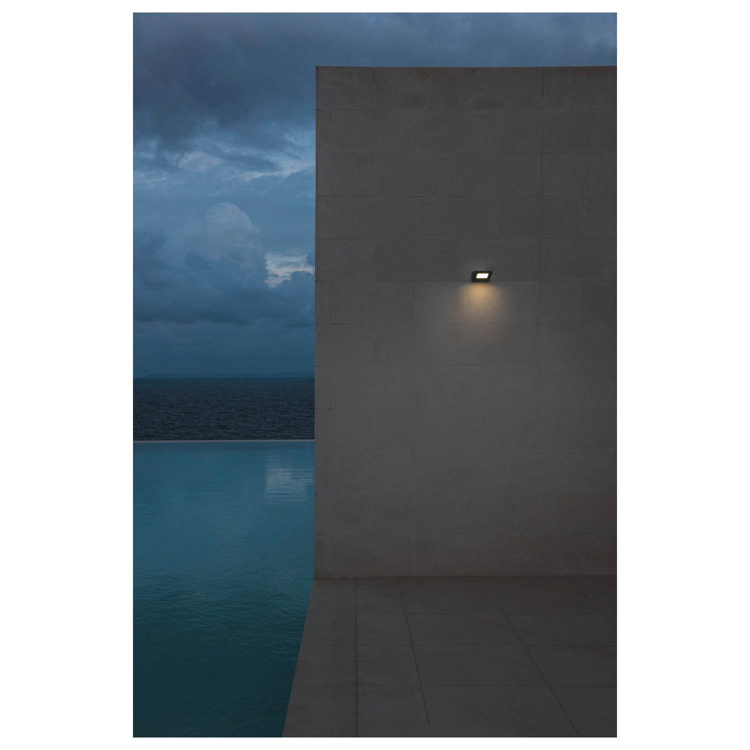 IPERI WALL, luminária de parede para exteriores, LED, 4000 K, IP44, antracite, 48 LED, 5 W