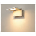 ANGOLUX WALL, luminária de parede para exteriores, LED, 3000 K, IP44, branco, 36 LED SMD, máx. 7,51 W