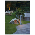 ARROCK ARC, luminária de apoio para exteriores, QPAR51, IP44, salt & pepper, granito, máx. 35 W