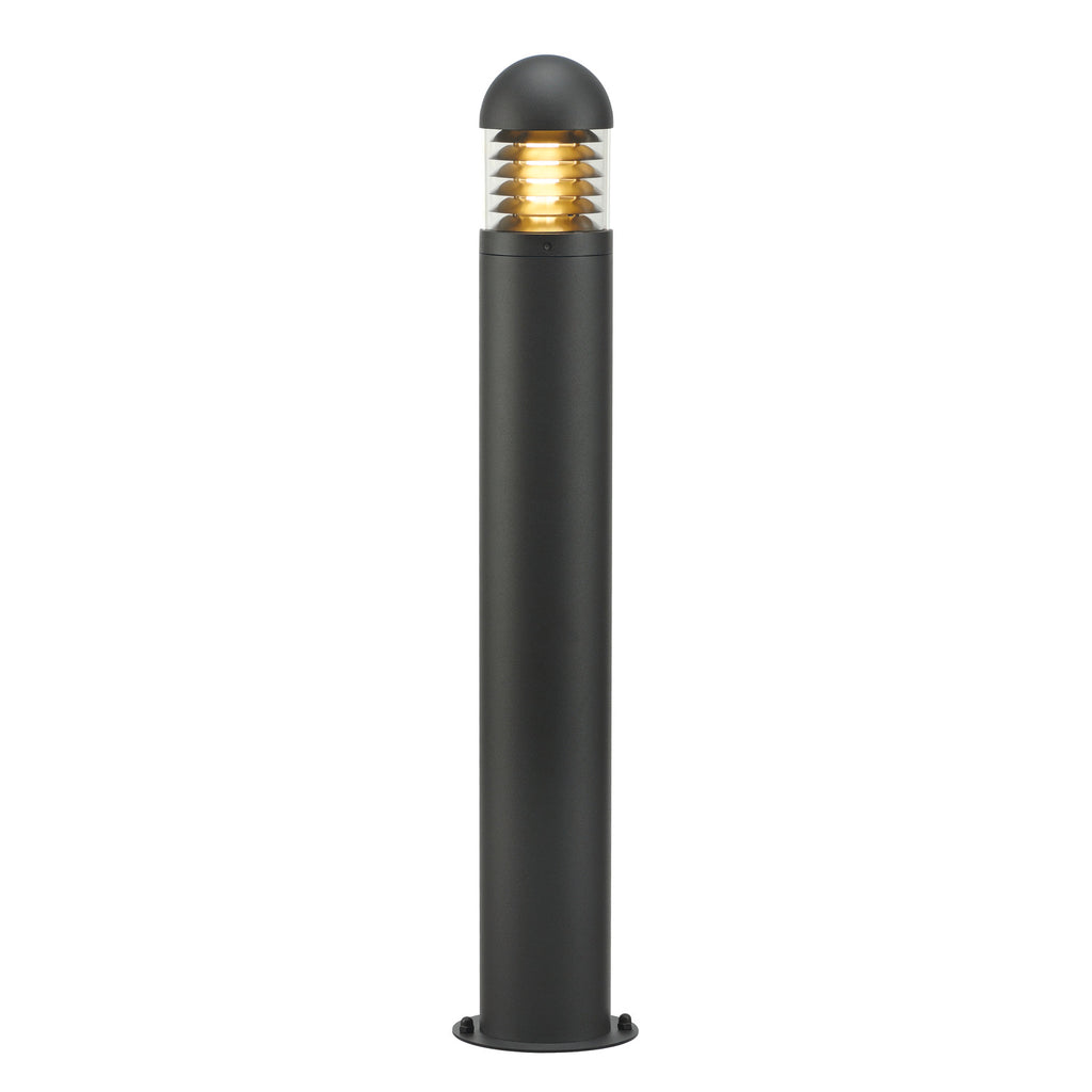 C-POL, luminária de apoio para exteriores, TC-(D,H,T,Q)SE, IP54, antracite, máx. 24 W