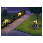 C-POL, luminária de apoio para exteriores, TC-(D,H,T,Q)SE, IP54, antracite, máx. 24 W