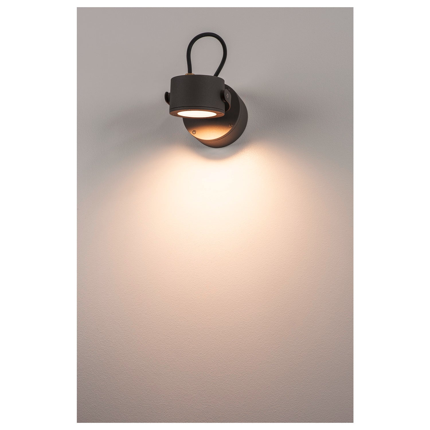 SITRA 360 WL, luminária de parede para exteriores, TCR-TSE, IP44, antracite, máx. 9 W