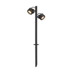 SITRA 360 SL SPIKE, luminária de estaca para exteriores, duas lâmpadas, TCR-TSE, IP44, antracite, máx. 18 W