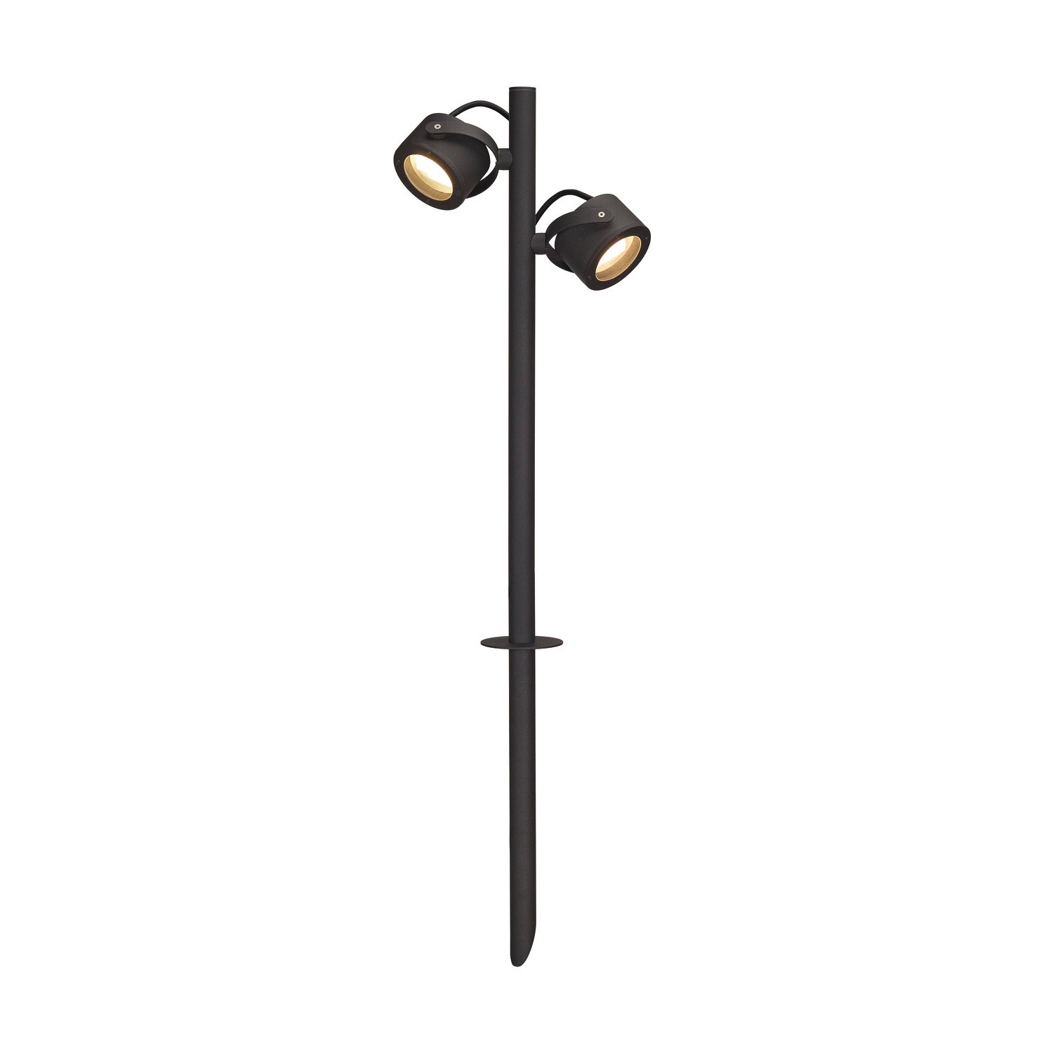 SITRA 360 SL SPIKE, luminária de estaca para exteriores, duas lâmpadas, TCR-TSE, IP44, antracite, máx. 18 W