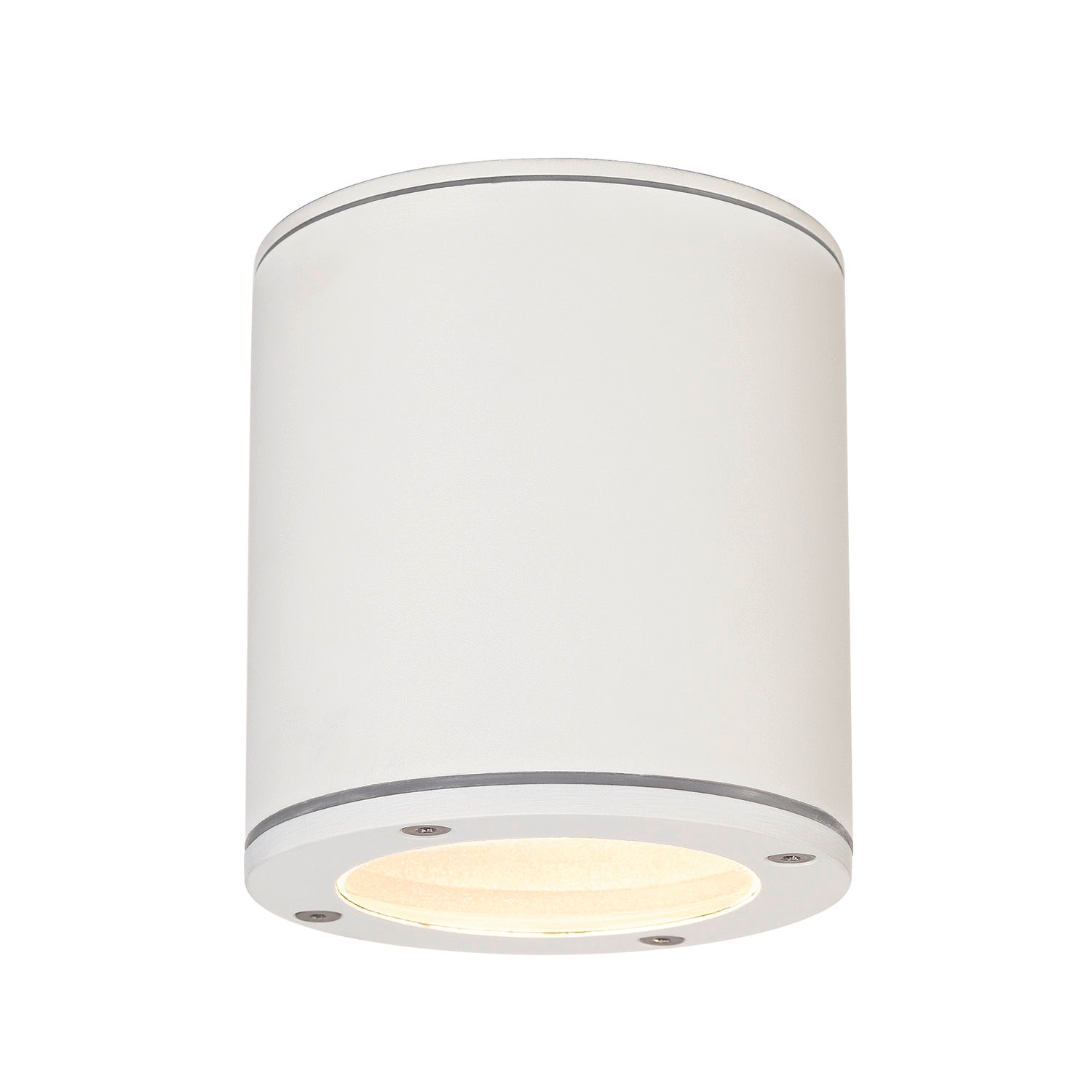 SITRA, luminária de teto para exteriores, TCR-TSE, IP44, redonda, branco, máx. 9 W