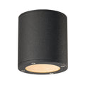 SITRA, luminária de teto para exteriores, TCR-TSE, IP44, redonda, antracite, máx. 9 W