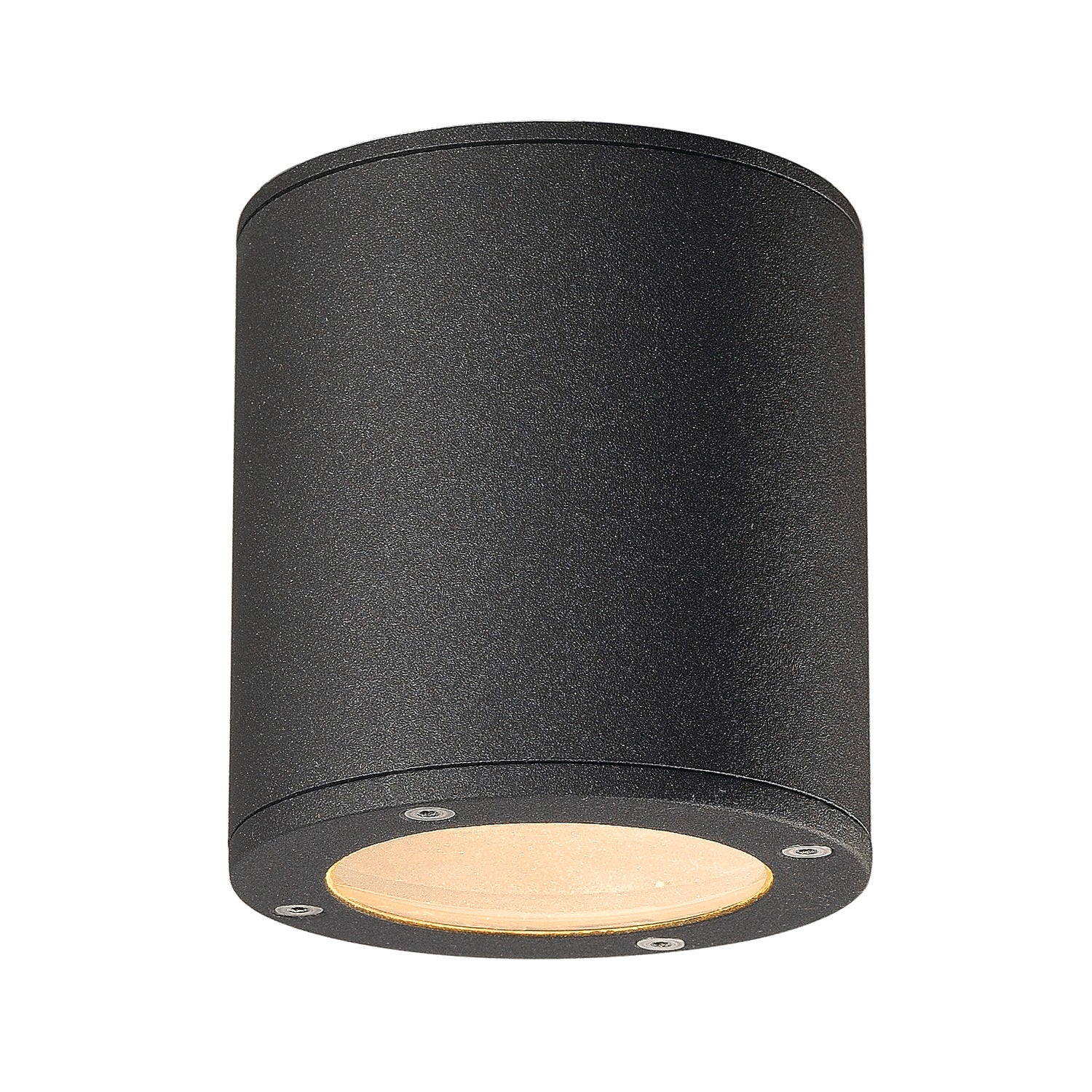 SITRA, luminária de teto para exteriores, TCR-TSE, IP44, redonda, antracite, máx. 9 W