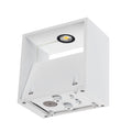 LOGS WALL, luminária de parede para exteriores, LED, 3000 K, IP65, angular, branco, 8 W