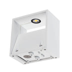LOGS WALL, luminária de parede para exteriores, LED, 3000 K, IP65, angular, branco, 8 W