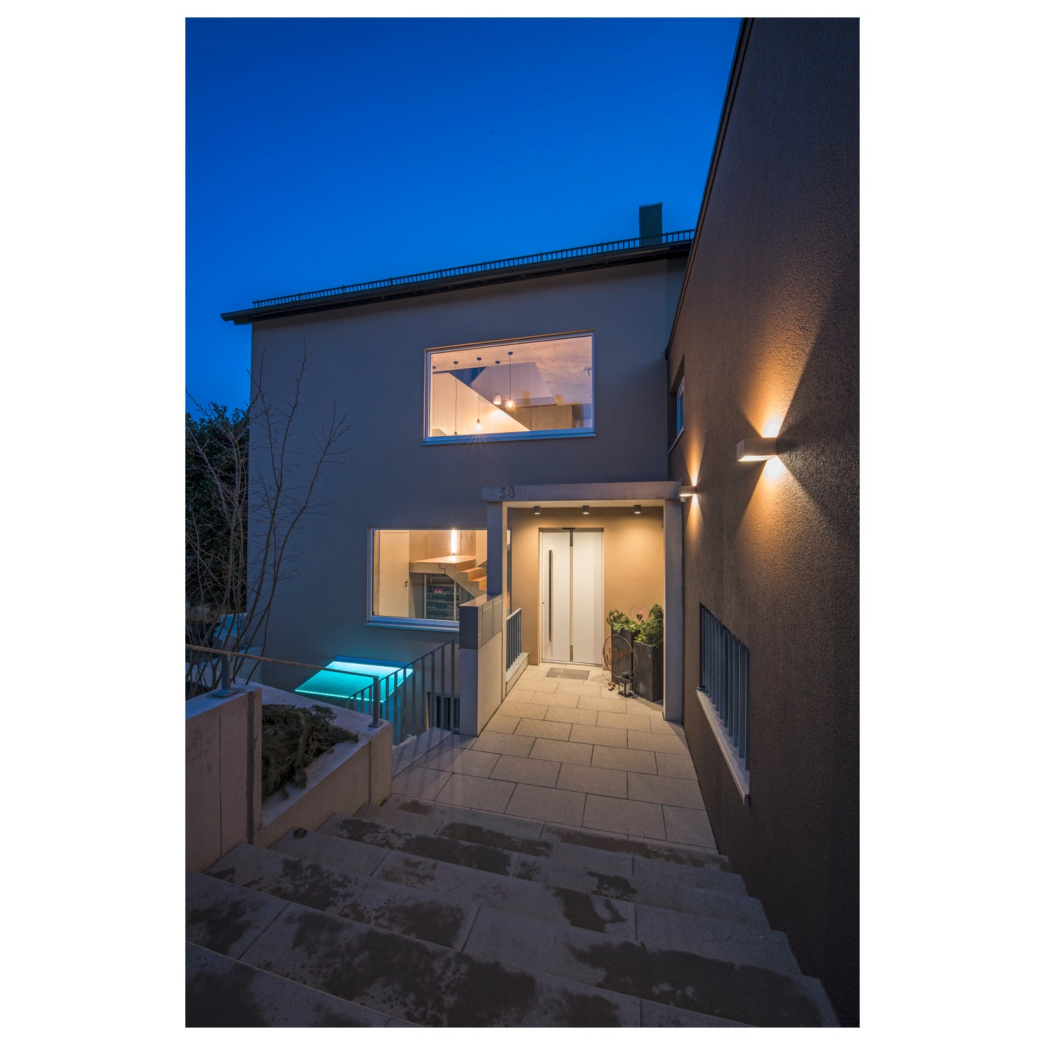 SITRA, luminária de teto para exteriores, TCR-TSE, IP44, redonda, antracite, máx. 9 W