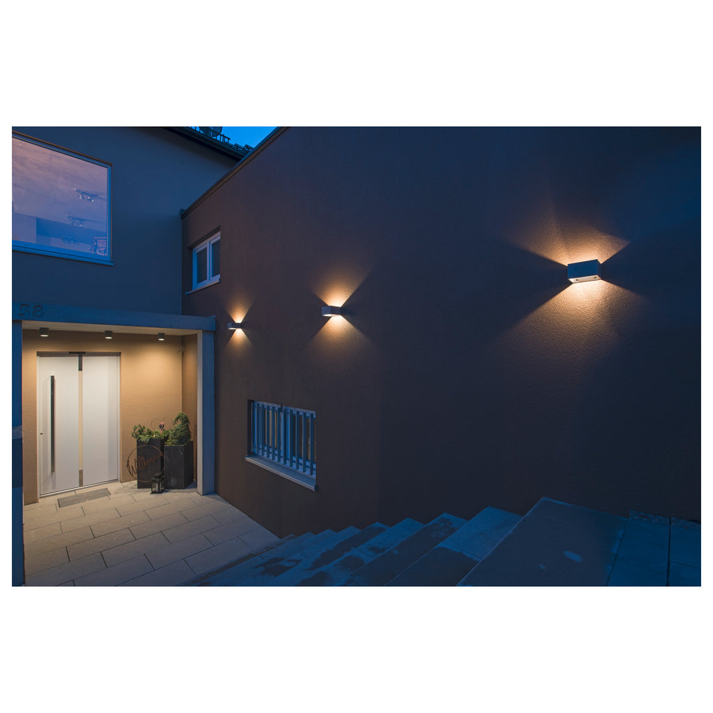 SITRA, luminária de teto para exteriores, TCR-TSE, IP44, redonda, antracite, máx. 9 W