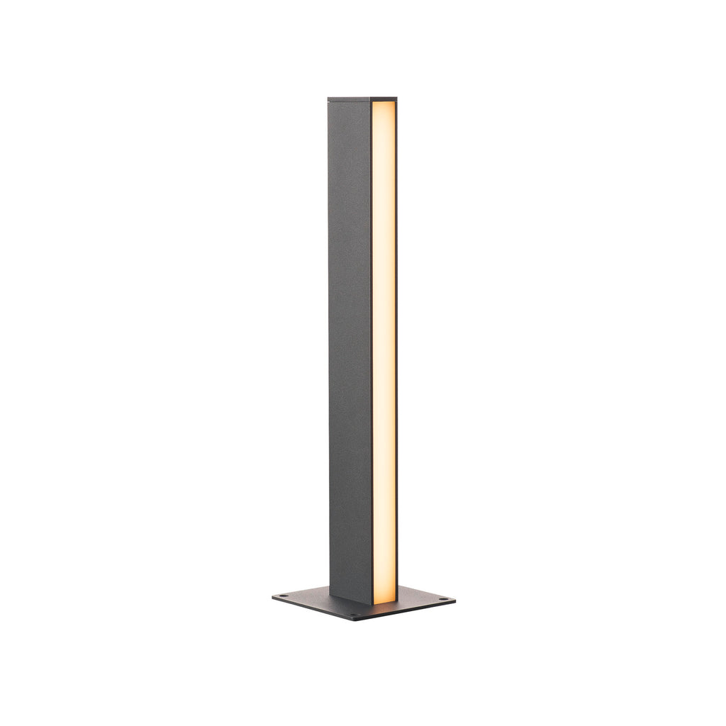 H-POL, luminária de caminho e de apoio, uma lâmpada, LED, 3000 K, antracite, C/L/A 16,5/16,5/66 cm