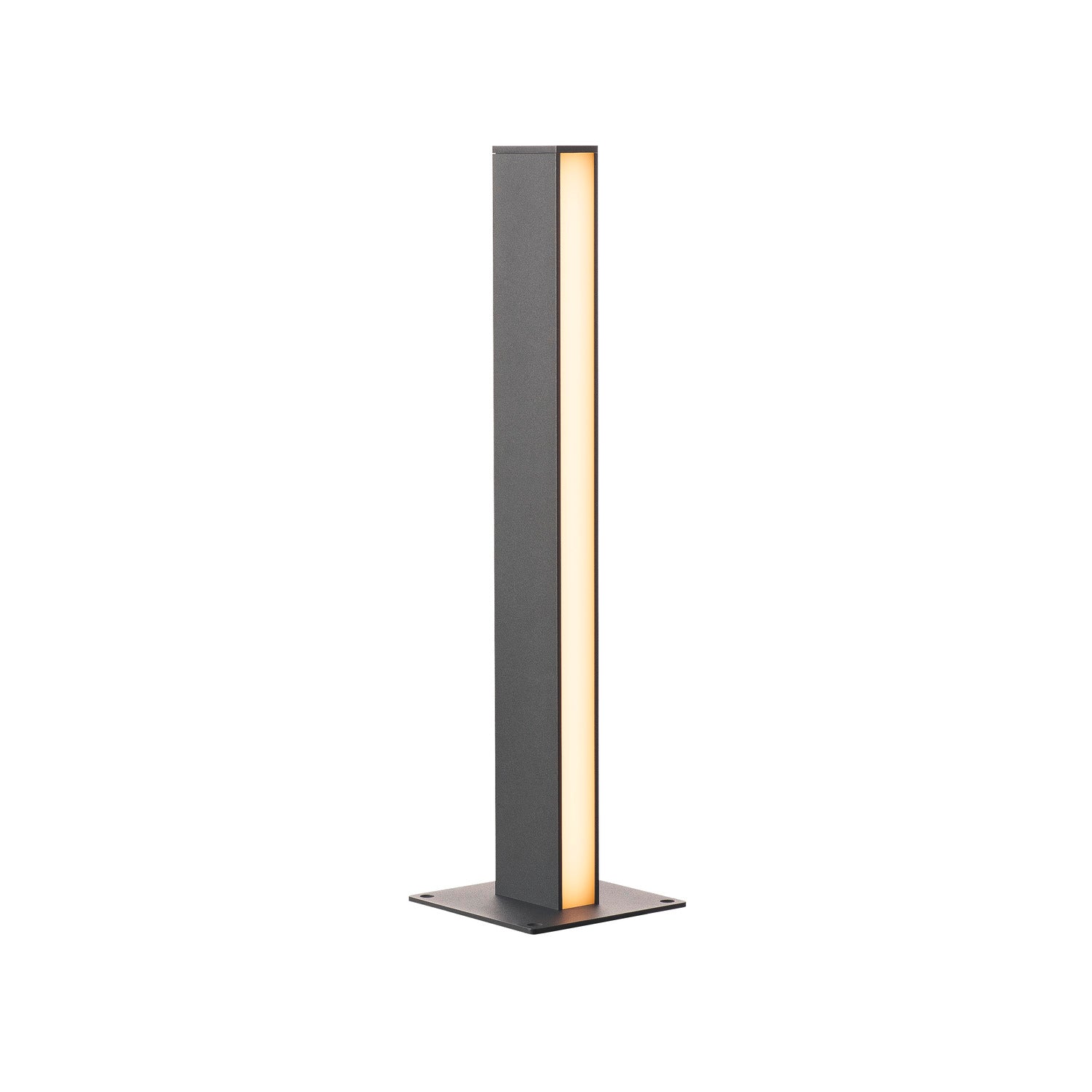 H-POL, luminária de caminho e de teto, duas lâmpadas, LED, 3000 K, antracite, C/L/A 16,5/16,5/66 cm