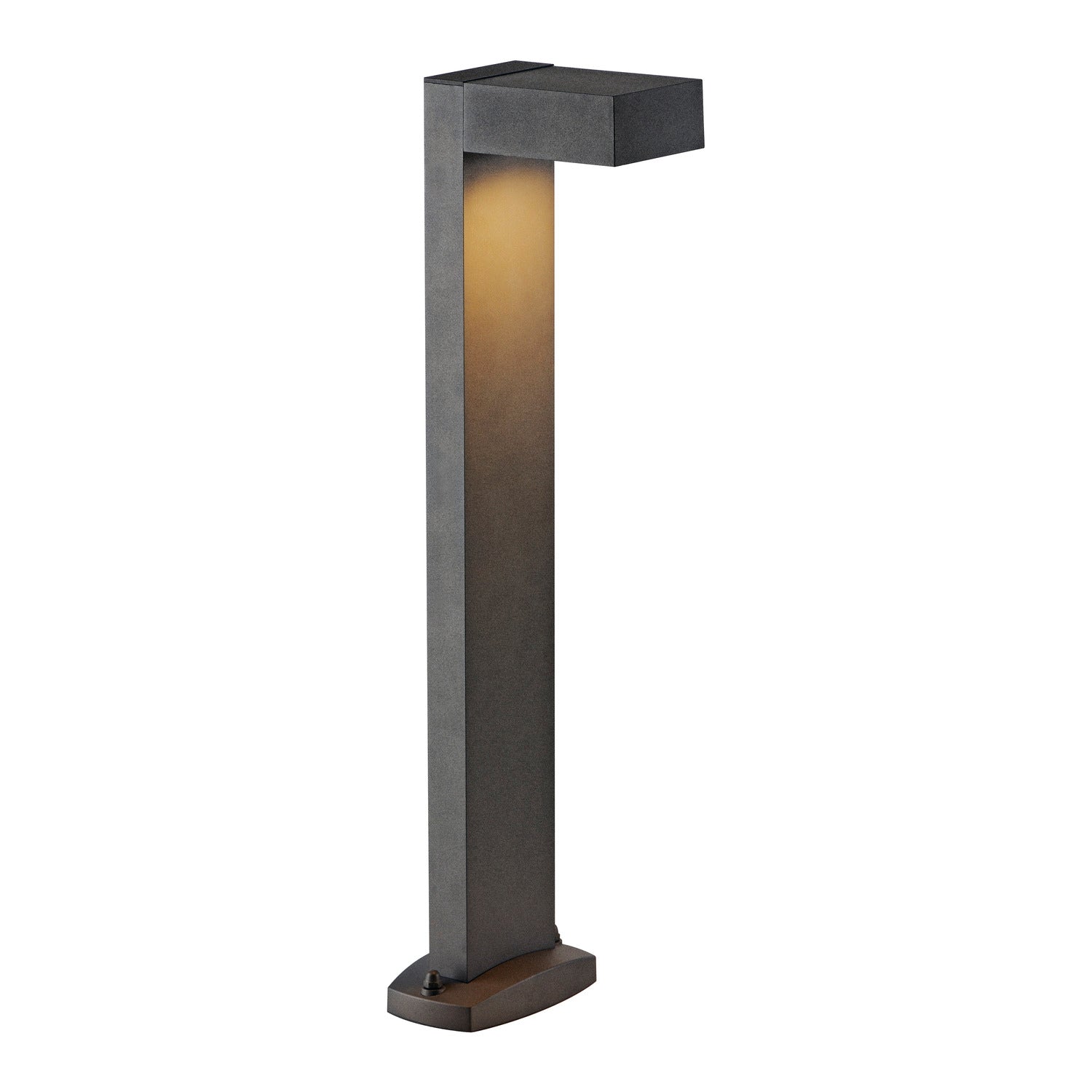 QUADRASYL 75, luminária saliente (balizador) para exterior, lâmpada economizadora de energia GX53, IP44, quadrado, antracite, C/L/A 19/22,5/75 cm, máx. 11 W