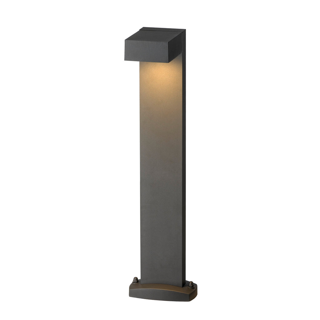 QUADRASYL 75, luminária saliente (balizador) para exterior, lâmpada economizadora de energia GX53, IP44, quadrado, antracite, C/L/A 19/22,5/75 cm, máx. 11 W