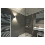 QUAD 2 XL, luminária de parede, LED, 3000 K, IP44, angular, up/down, branco, 3,2 W