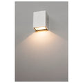 QUAD 1, luminária de parede, LED, 3000 K, IP44, angular, branco, 4,6