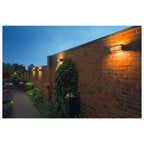 BOX-L, luminária de parede para exteriores, TC-(D,H,T,Q)SE, IP44, angular, antracite, máx. 18 W