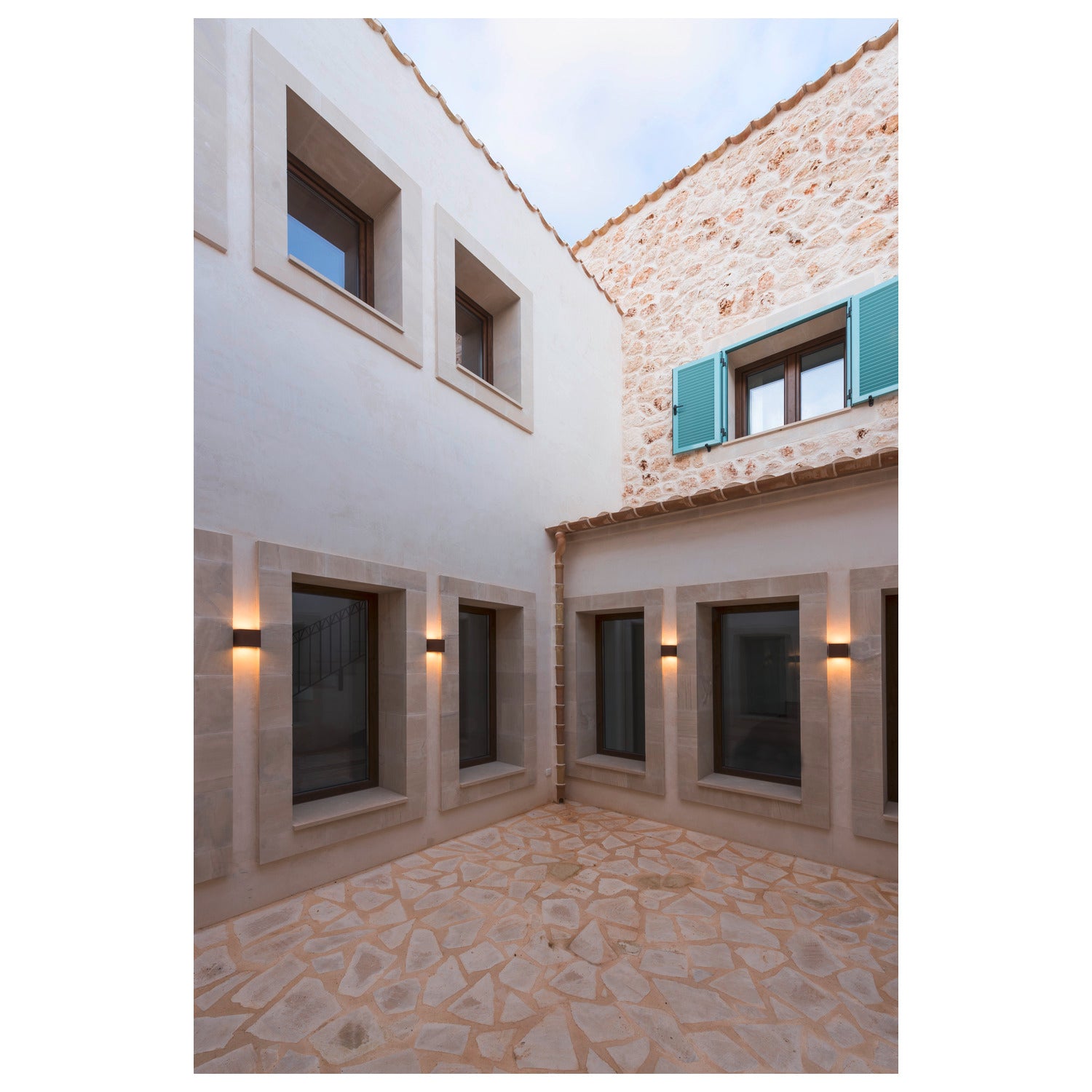SITRA CUBE, luminária de parede para exteriores, TCR-TSE, IP44, ferrugem, máx. 18 W