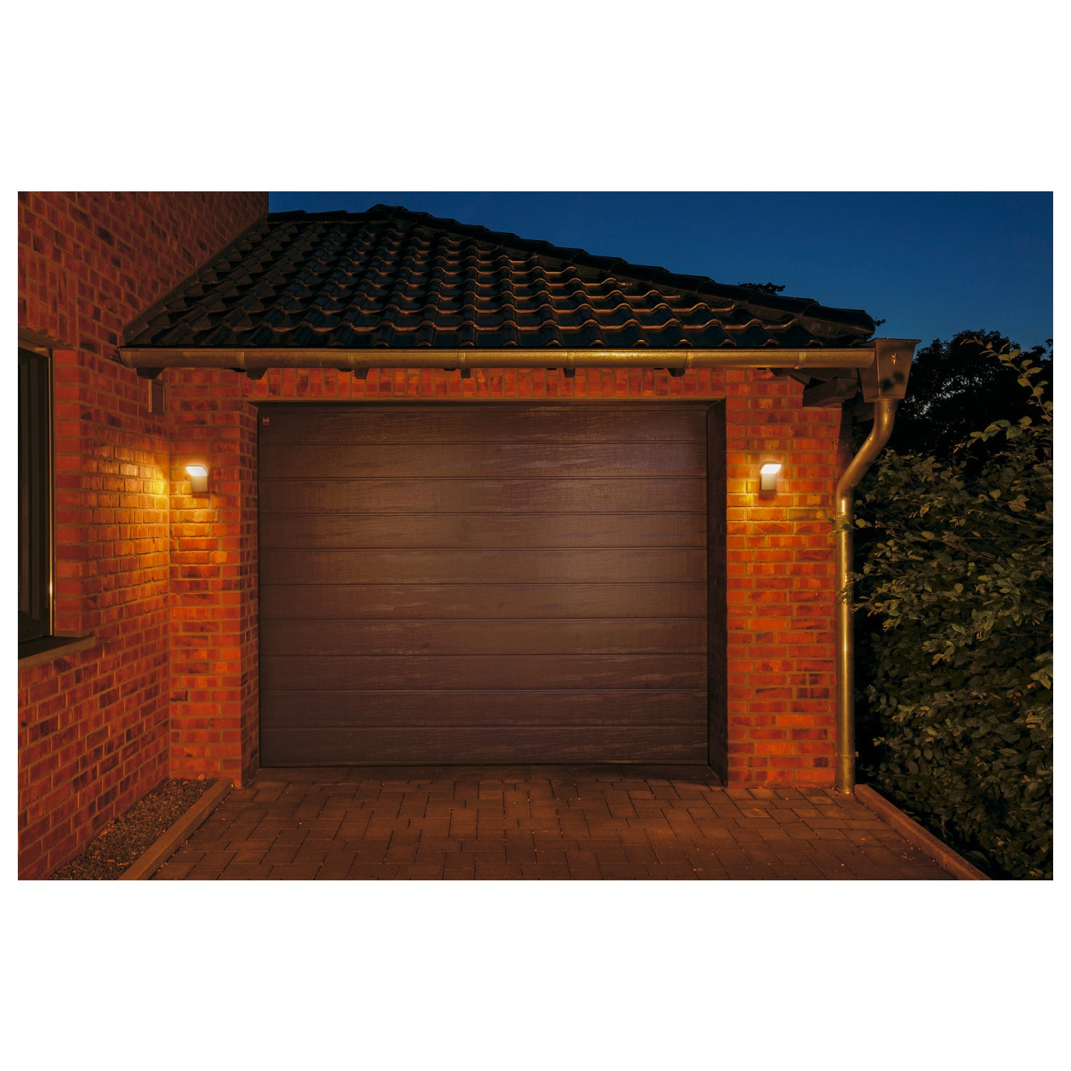 ORDI, luminária de parede para exteriores, LED, 3000 K, antracite, 9 W
