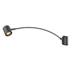 MYRA DISPLAY, luminária de parede para exteriores, QPAR51, IP55, antracite, encurvado, máx. 50 W