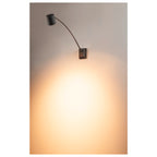 MYRA DISPLAY, luminária de parede para exteriores, QPAR51, IP55, antracite, encurvado, máx. 50 W