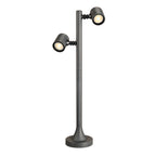 MYRA 2, luminária de estaca para exteriores, duas lâmpadas, LED GU10 51 mm, IP44, antracite, 18 W