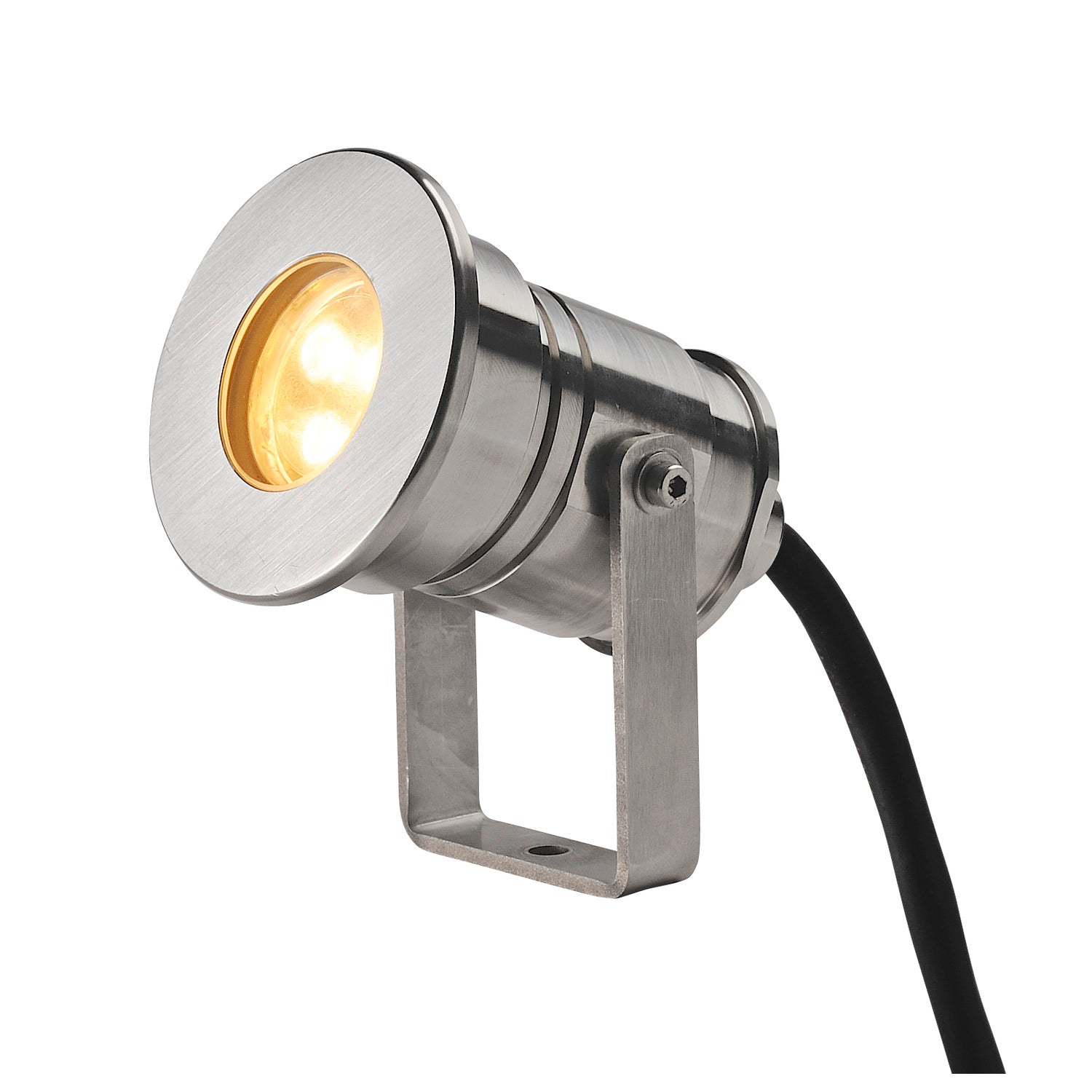 PROJETOR DASAR, projetor para exteriores, LED, 3000 K, IP68, aço inox 316, 12-24V, 7 W