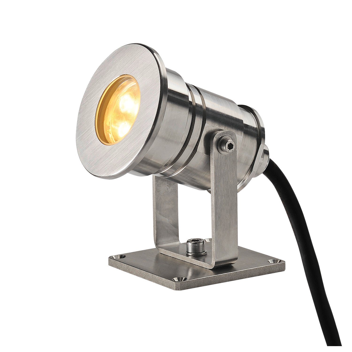 PROJETOR DASAR, projetor para exteriores, LED, 3000 K, IP68, aço inox 316, 12-24V, 7 W