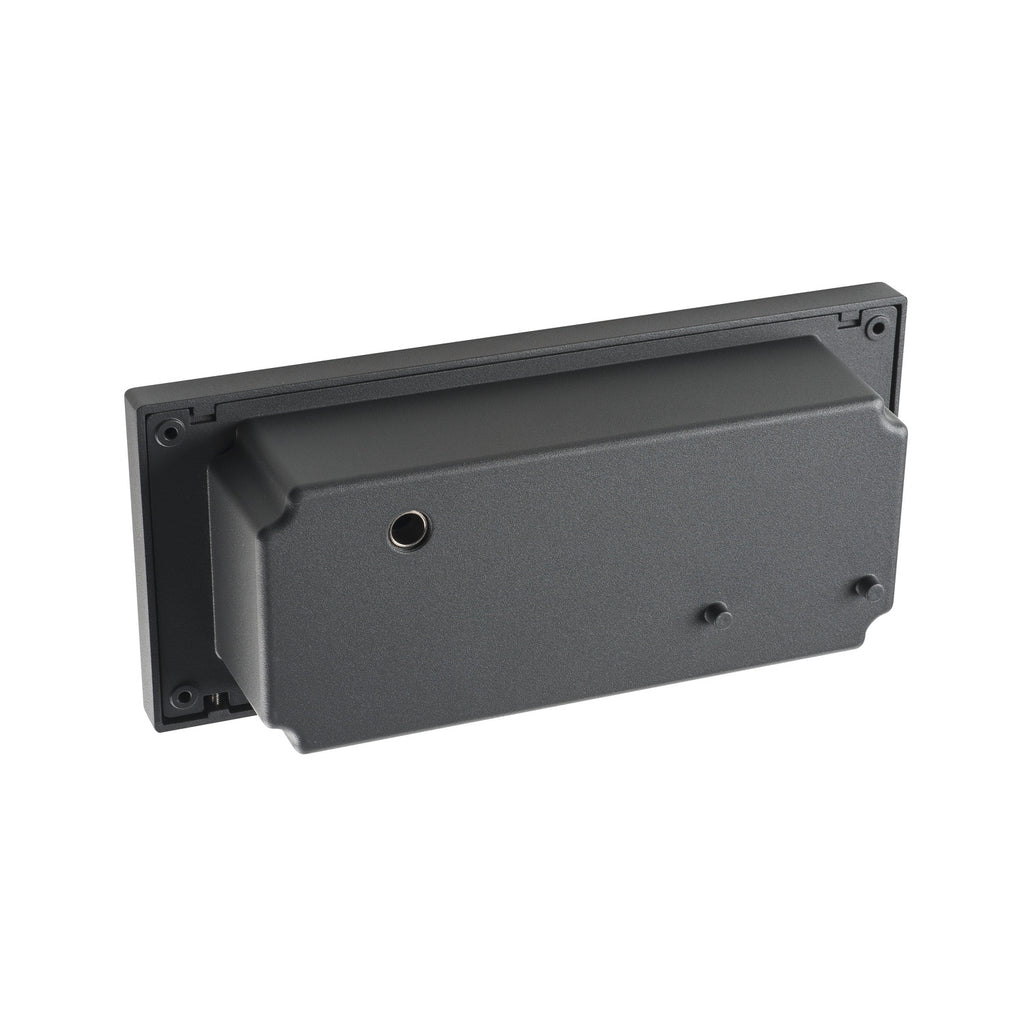 ADI, luminária de embutir na parede para exteriores, LED, 3000 K, IP55, antracite, 15,4 W