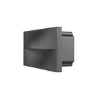 ADI, luminária de embutir na parede para exteriores, LED, 3000 K, IP55, antracite, 15,4 W