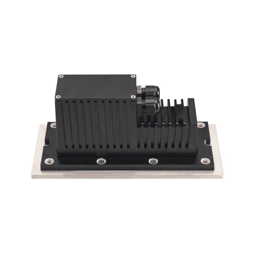 BRIC K, luminária de embutir na parede para exteriores, LED, 3000 K, aço inox, IP65, 230V, 950 lm, 10 W