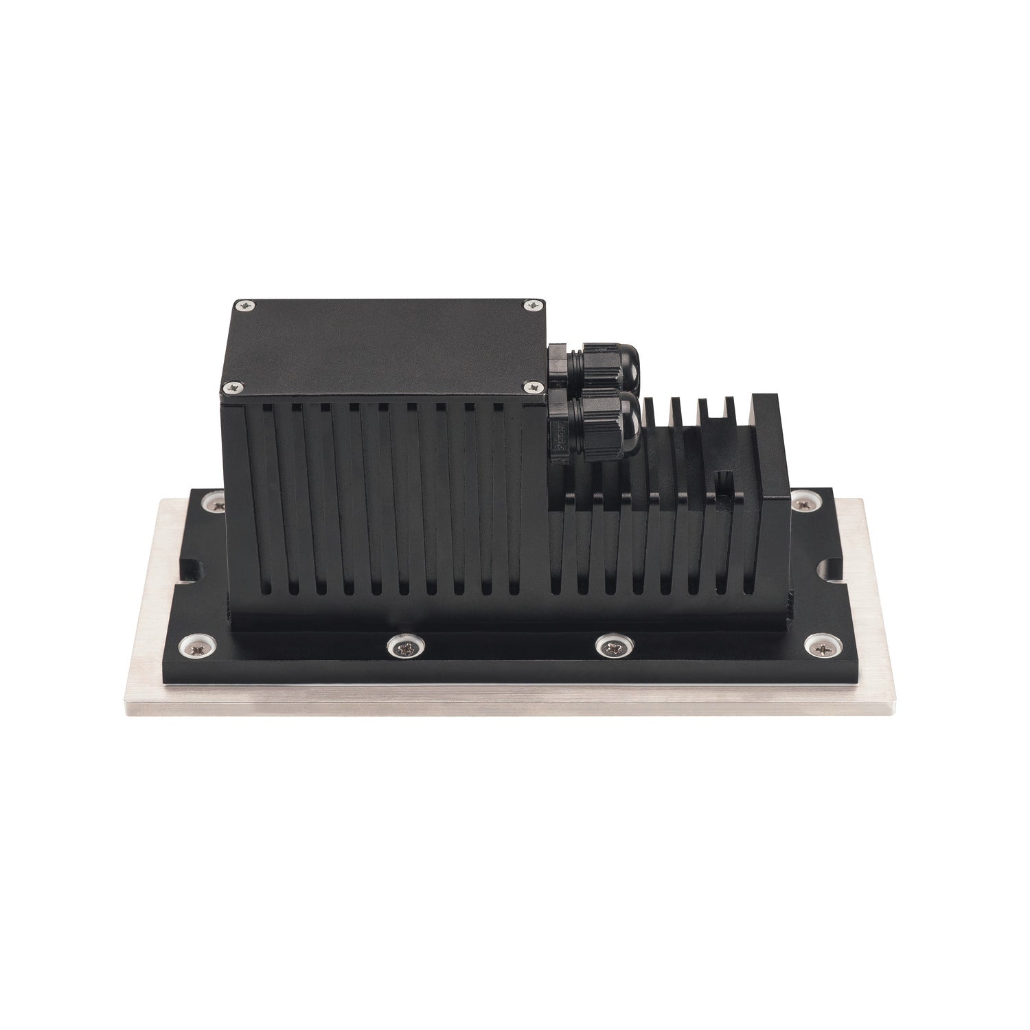 BRIC K, luminária de embutir na parede para exteriores, LED, 3000 K, aço inox, IP65, 230V, 950 lm, 10 W