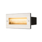 BRICK, luminária de embutir na parede para exteriores, LED, 3000 K, aço inox, 230V, IP67, 950 lm, 10 W