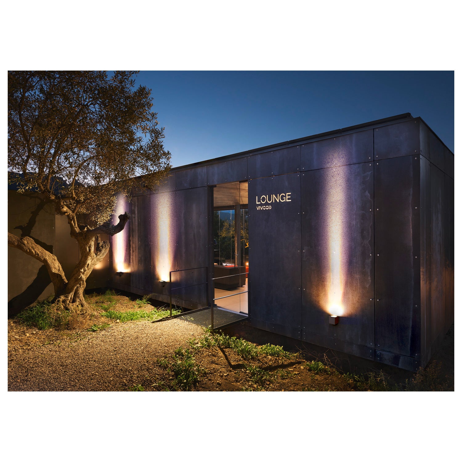 BIG THEO WALL, luminária de parede para exteriores, Flood down, LED, 3000 K, antracite, C/L/A 13/14/13,5 cm